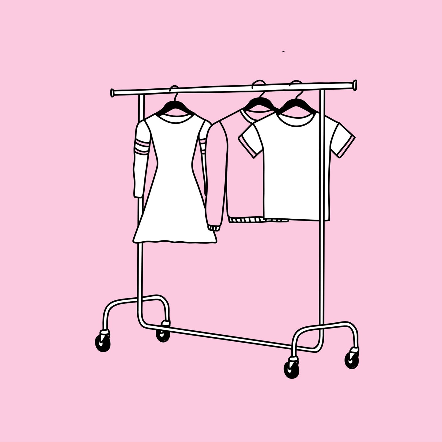 + Extra Kleiderstange (ohne Bügel) leihen